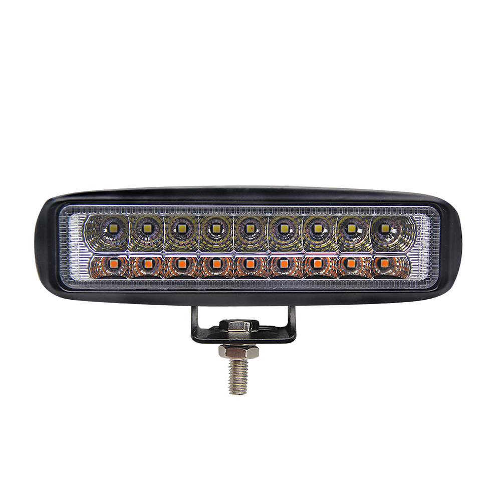 6 inch dual color square marine,automotive led work lights, automotive