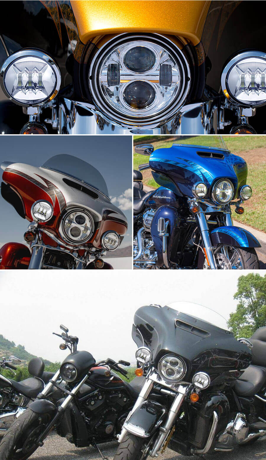 4.5 inch Harley Fog Light Supplier JGW002A from China Auto Lighting