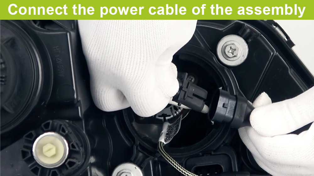 How to install H11 LED headlight bulb Jiuguang